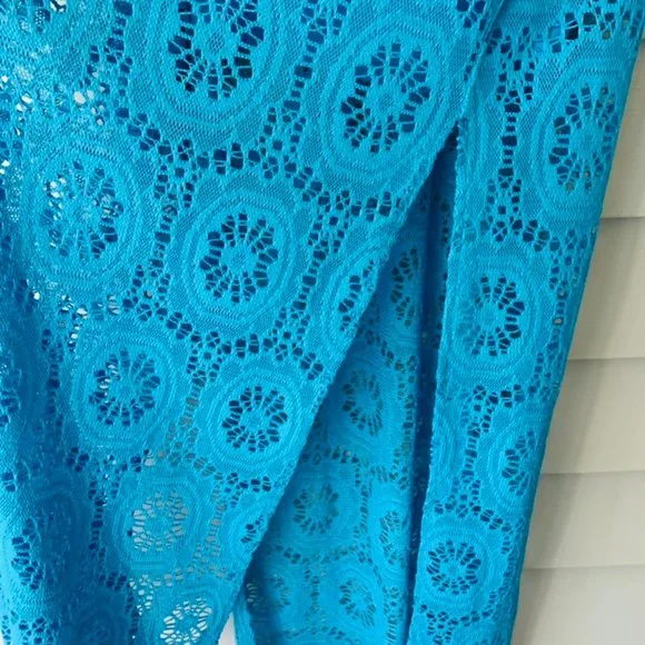 NWT Strapless Emmett Maxi Dress Size XL in Ariel Blue - Picture 3 of 5